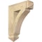 Ekena Millwork Thorton Arts & Crafts Rough Sawn Bracket, Douglas Fir, 4"W x 16"D x 20"H BKT04X16X20THR03RDF - alternate 1